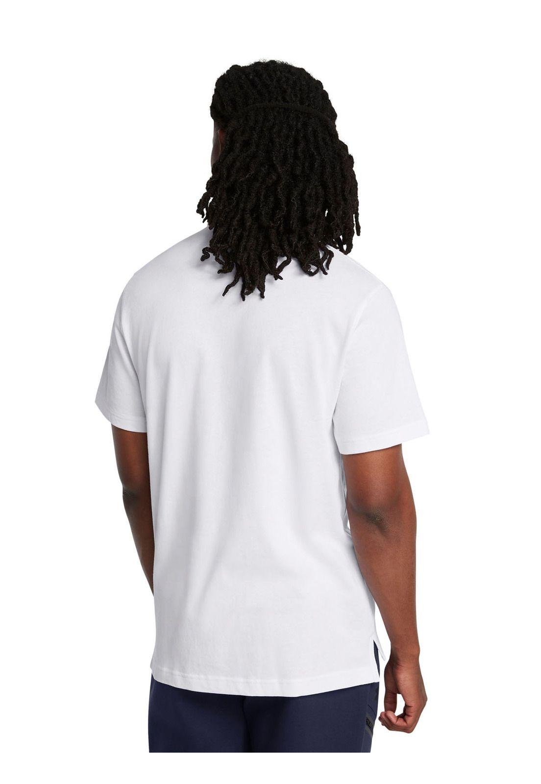 Polo UA Icon para hombre Blanco-4