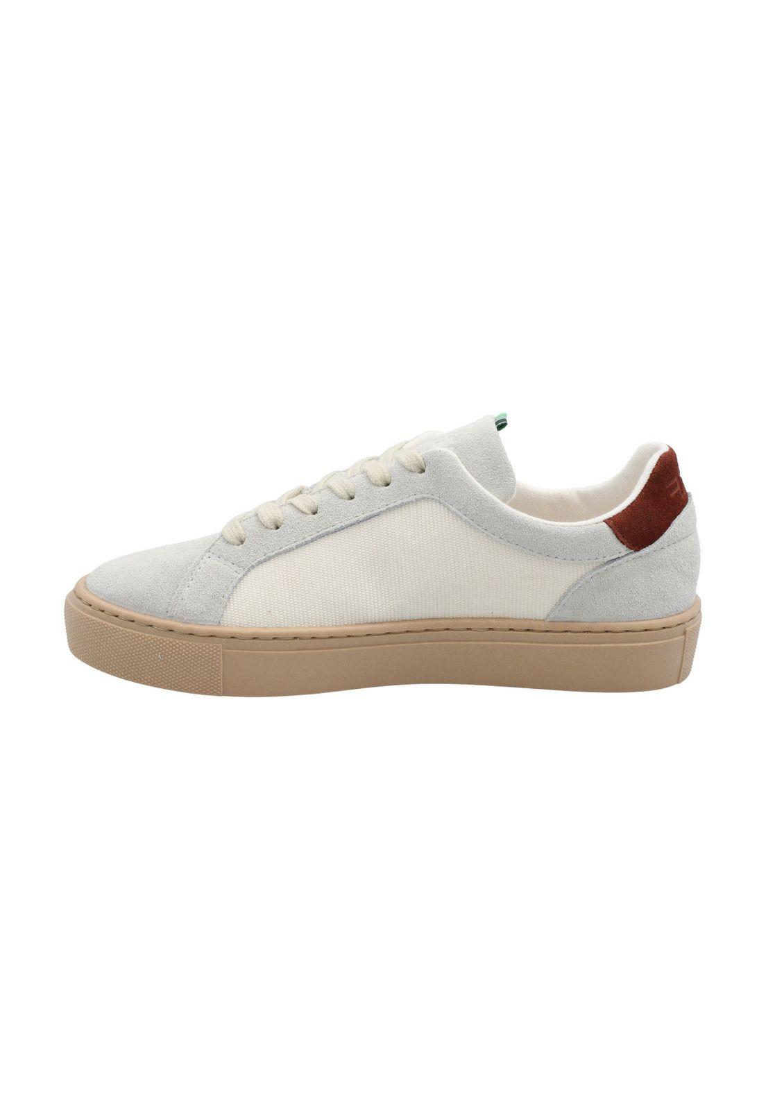 Zapatilla Cuero Mujer Tifón Blanco-0