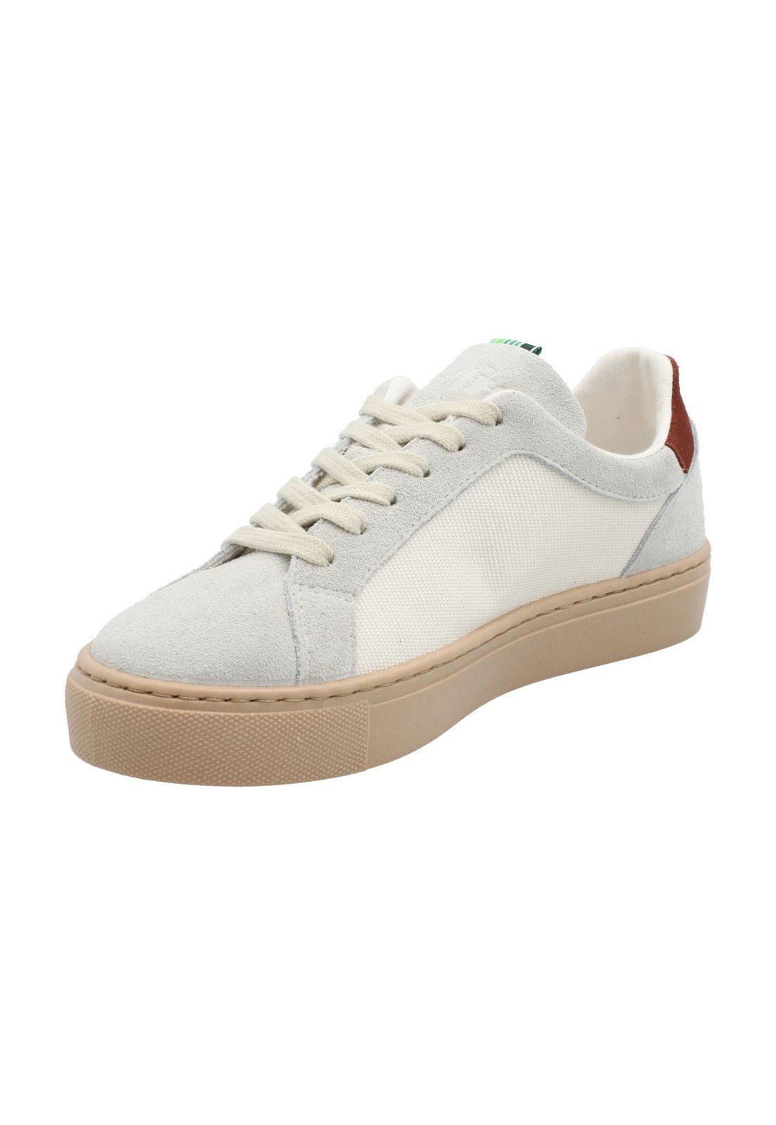Zapatilla Cuero Mujer Tifón Blanco-1