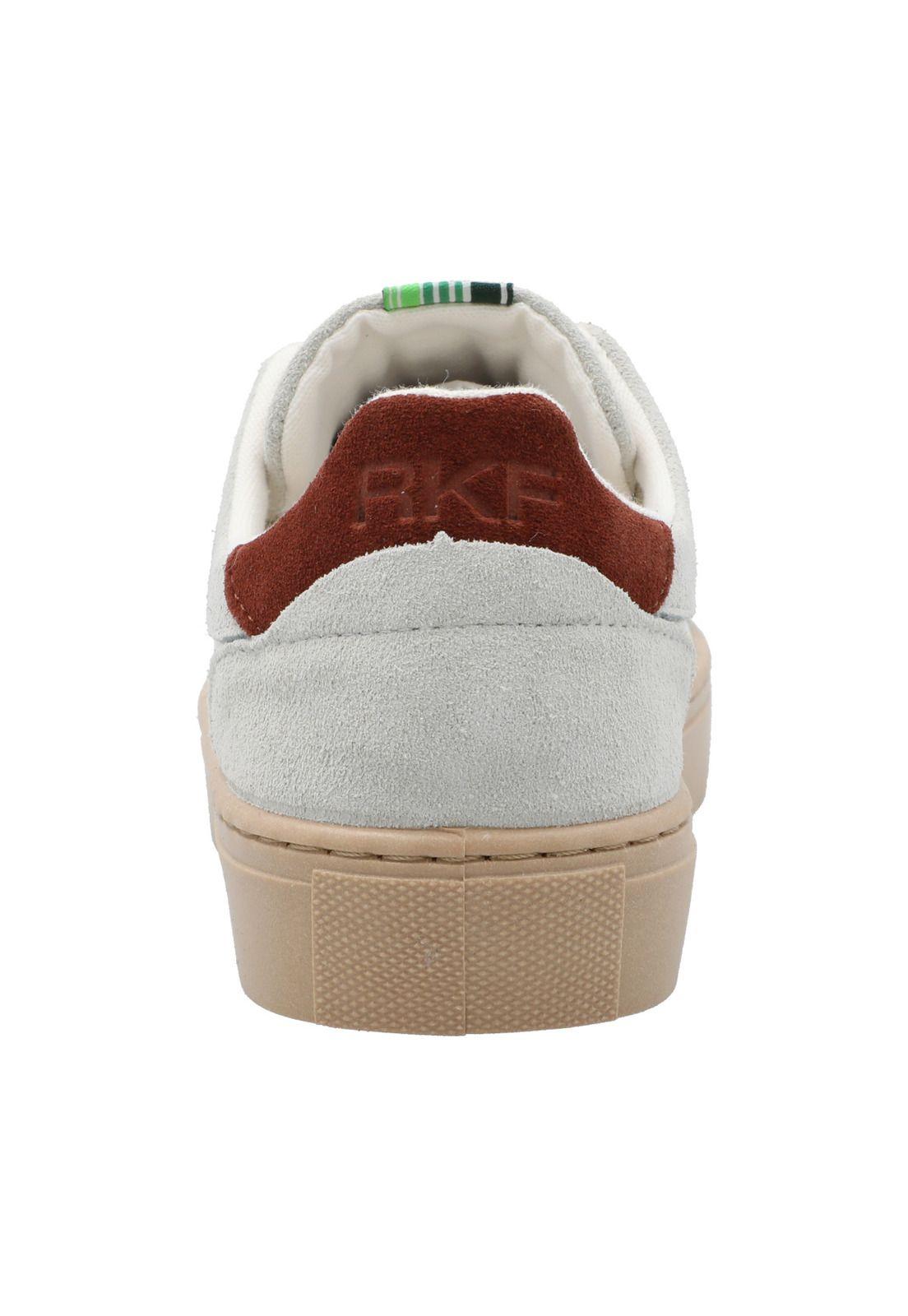 Zapatilla Cuero Mujer Tifón Blanco-6