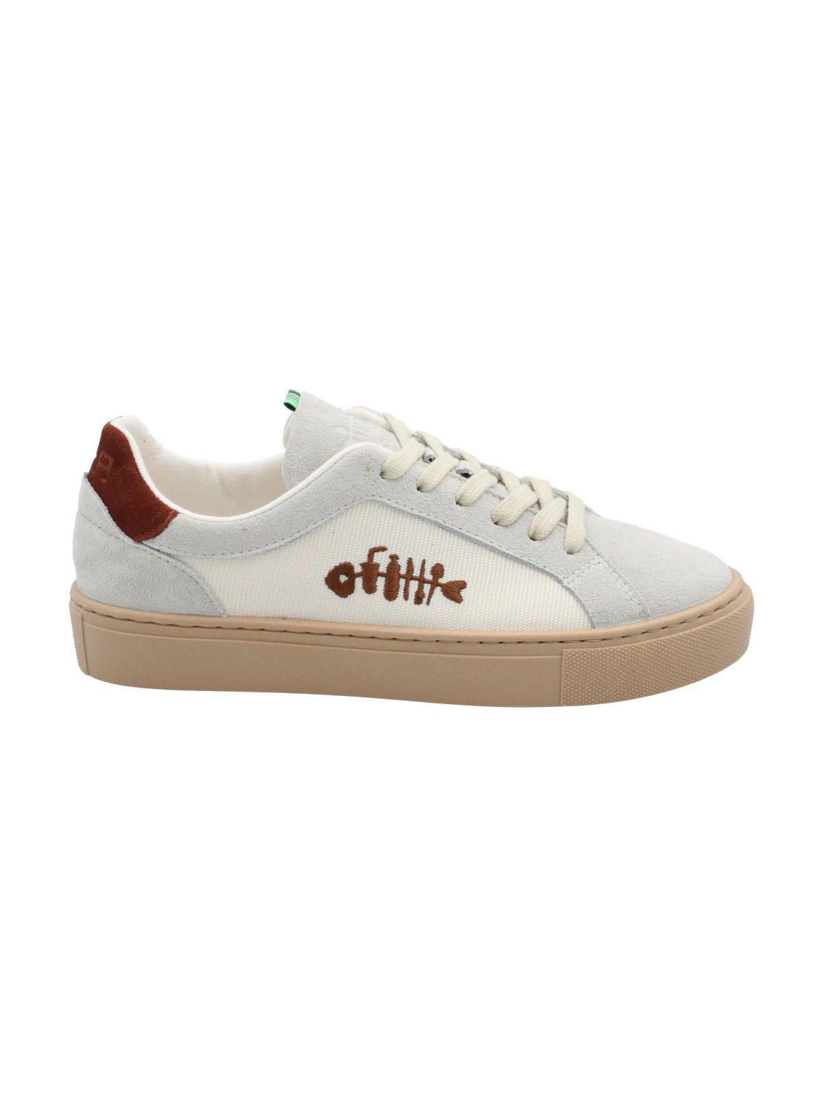 Zapatilla Cuero Mujer Tifón Blanco-5