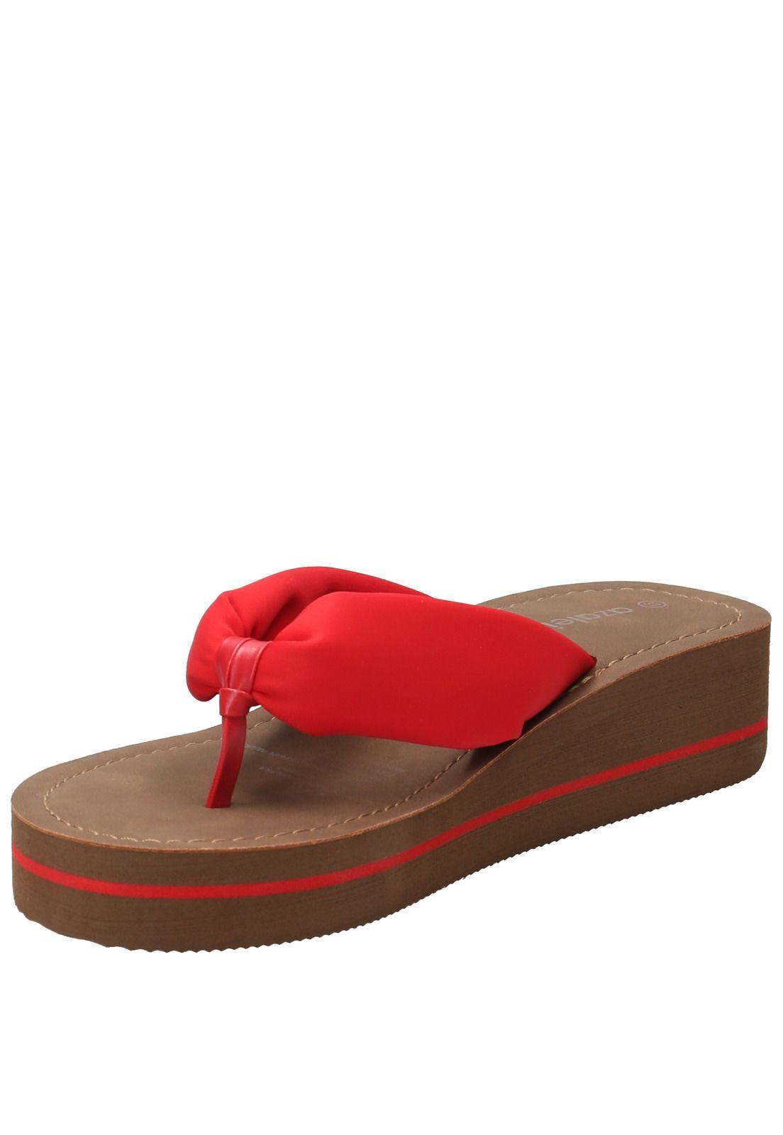 Hawaiana Rhoda Rojo Mujer-4