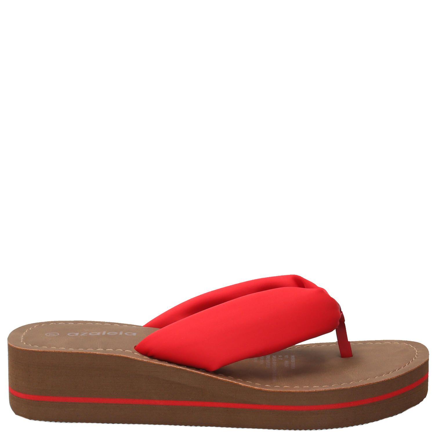 Hawaiana Rhoda Rojo Mujer-2