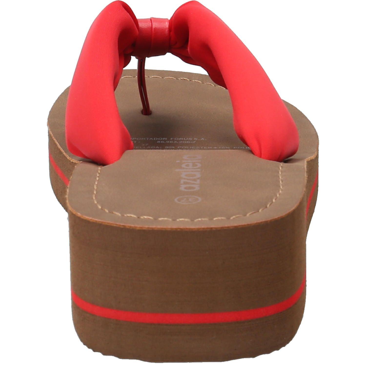 Hawaiana Rhoda Rojo Mujer-6