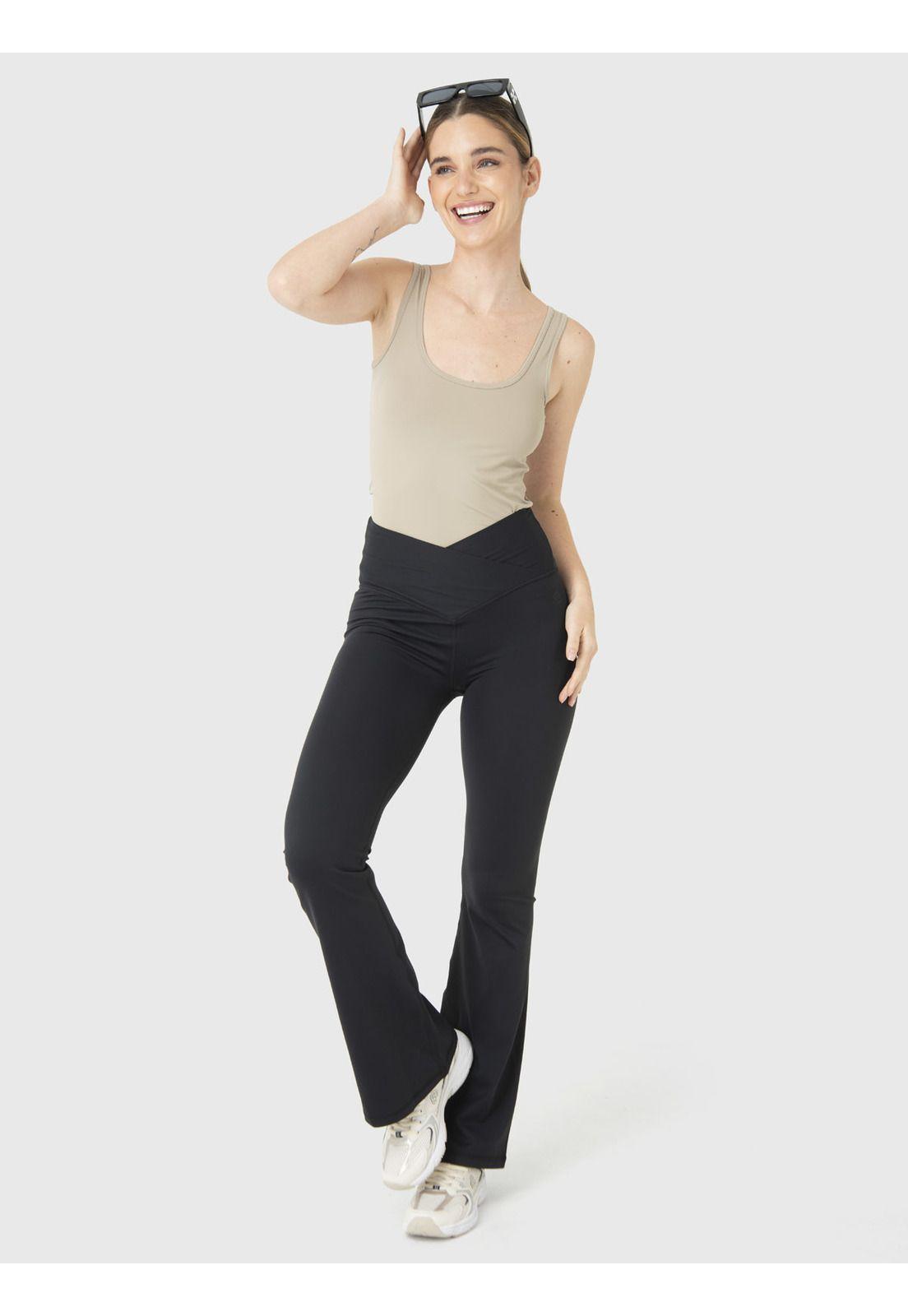 Polera Sin Mangas Mujer Tank Seamless Beige-1
