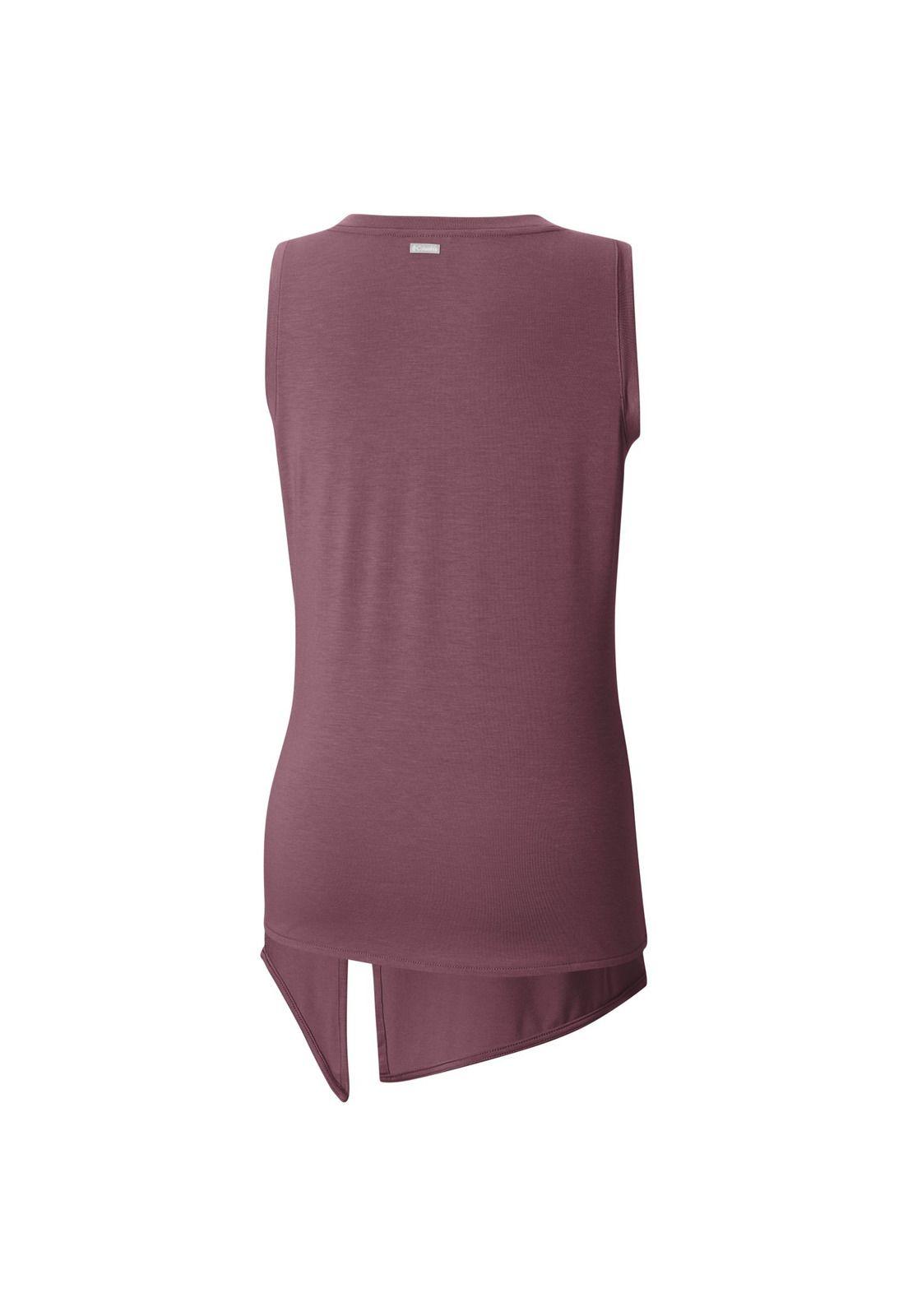 Polera S/M Take It Easy™ Tie Tank Burdeo-1