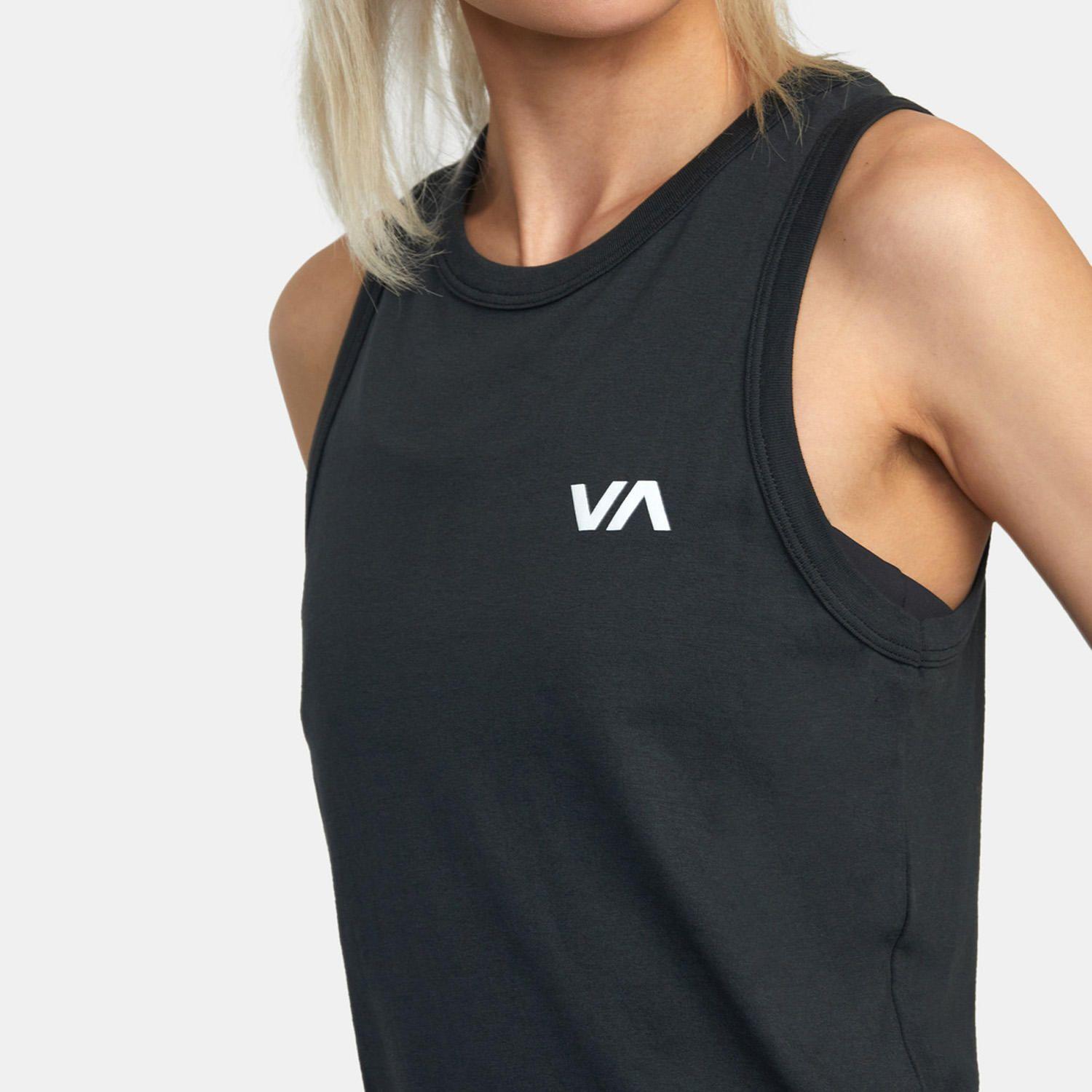 Polera Sin Mangas Mujer Va Muscle J Kttp Negro-3