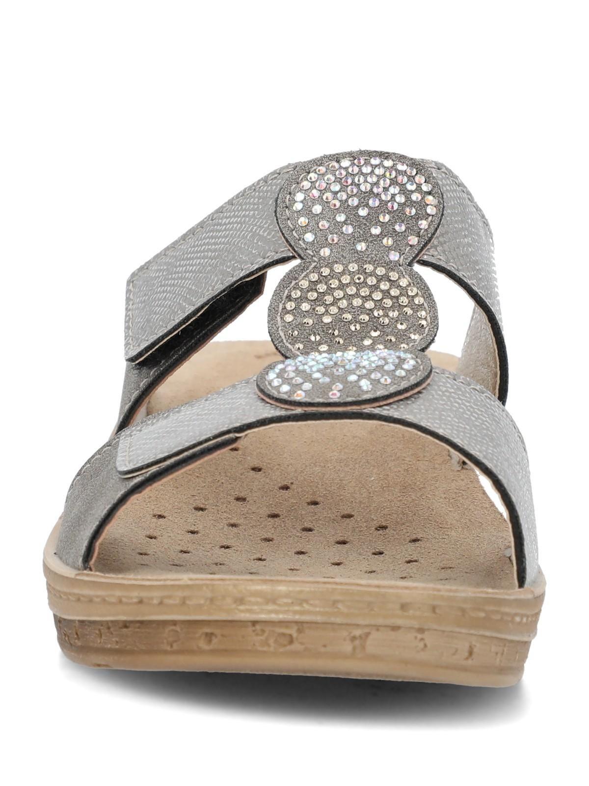 Sandalia Mujer Fluvia Gris-3