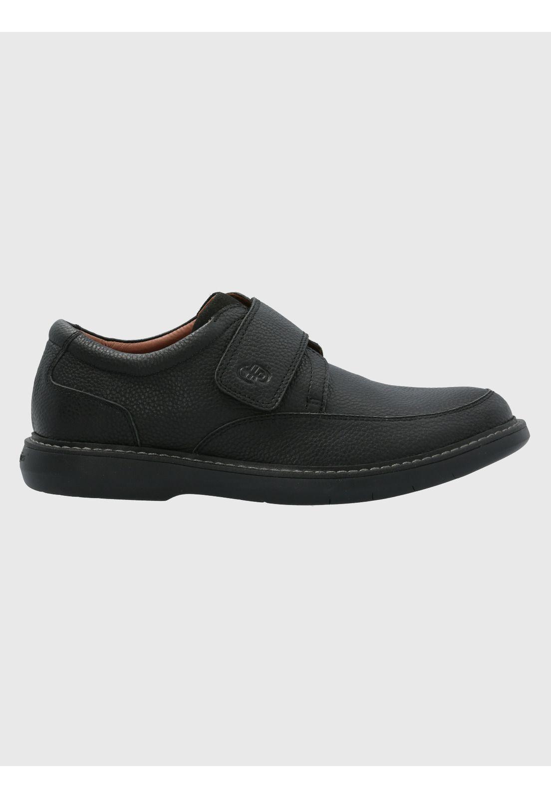 Zapato Cuero Hombre Iowa Negro-1