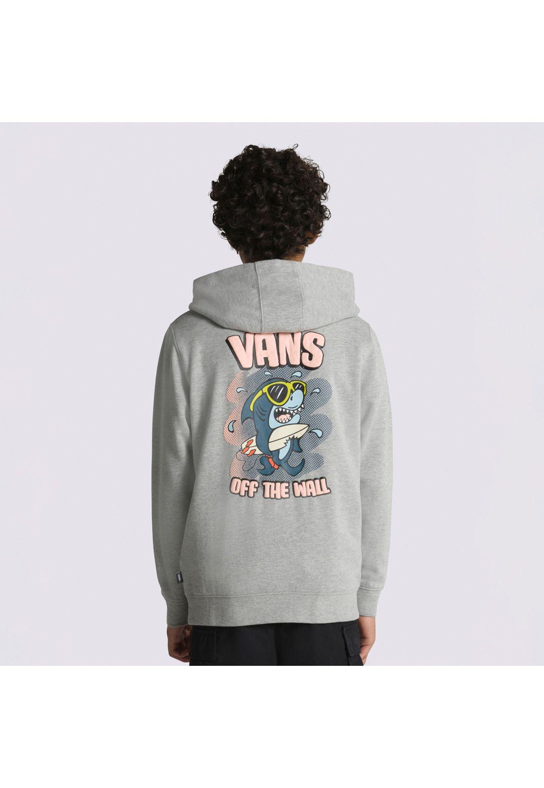 Polerón Niño Surf Shark Po Cement Heather-0