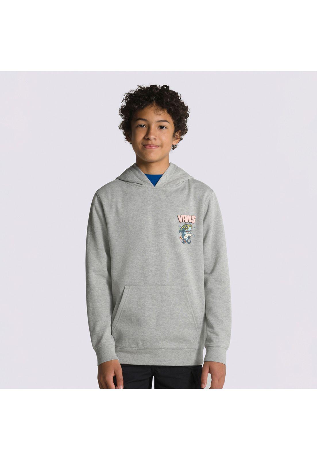 Polerón Niño Surf Shark Po Cement Heather-1