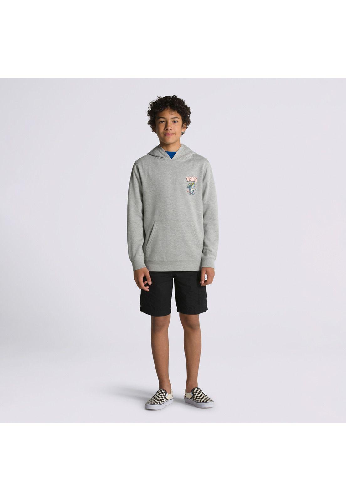 Polerón Niño Surf Shark Po Cement Heather-2