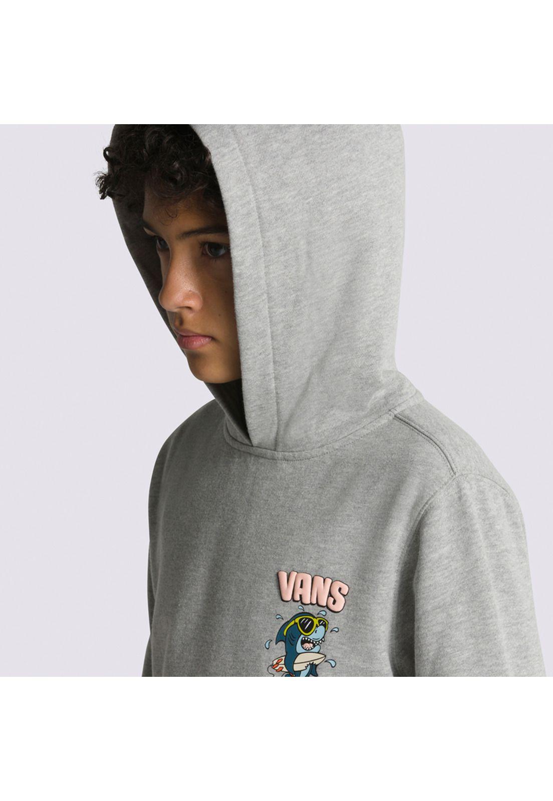 Polerón Niño Surf Shark Po Cement Heather-3