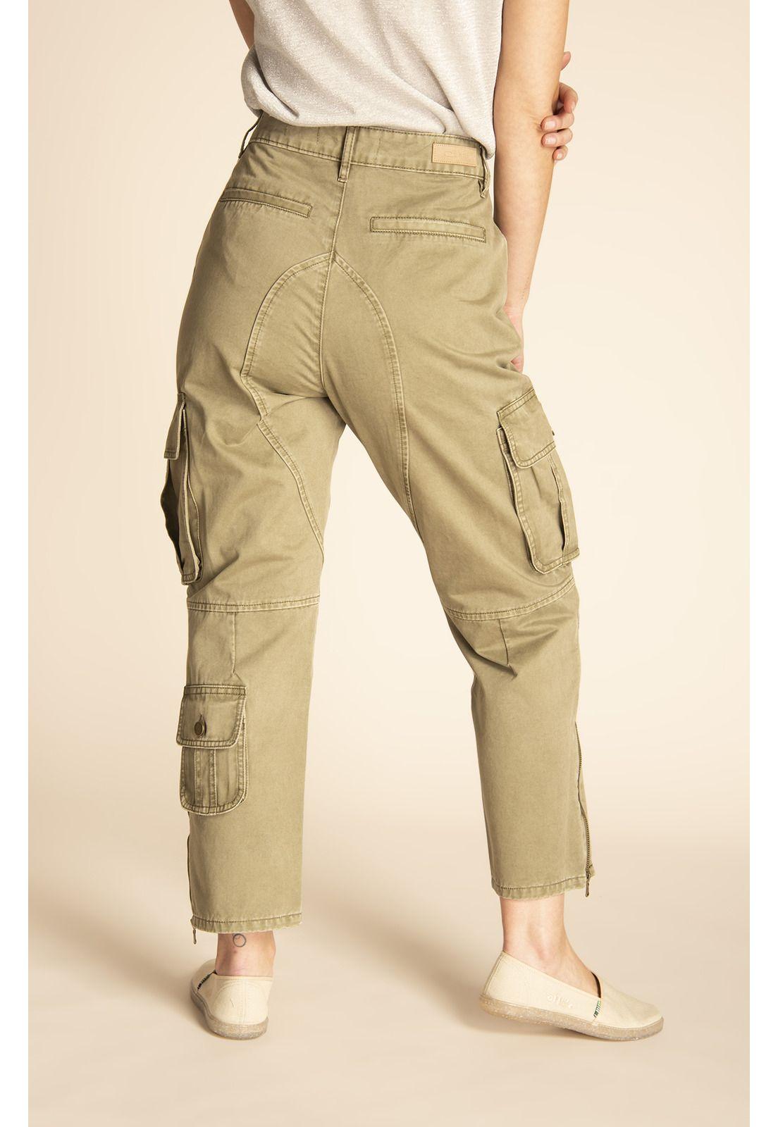 Pantalón Algodón Mujer Amazonas Verde-8