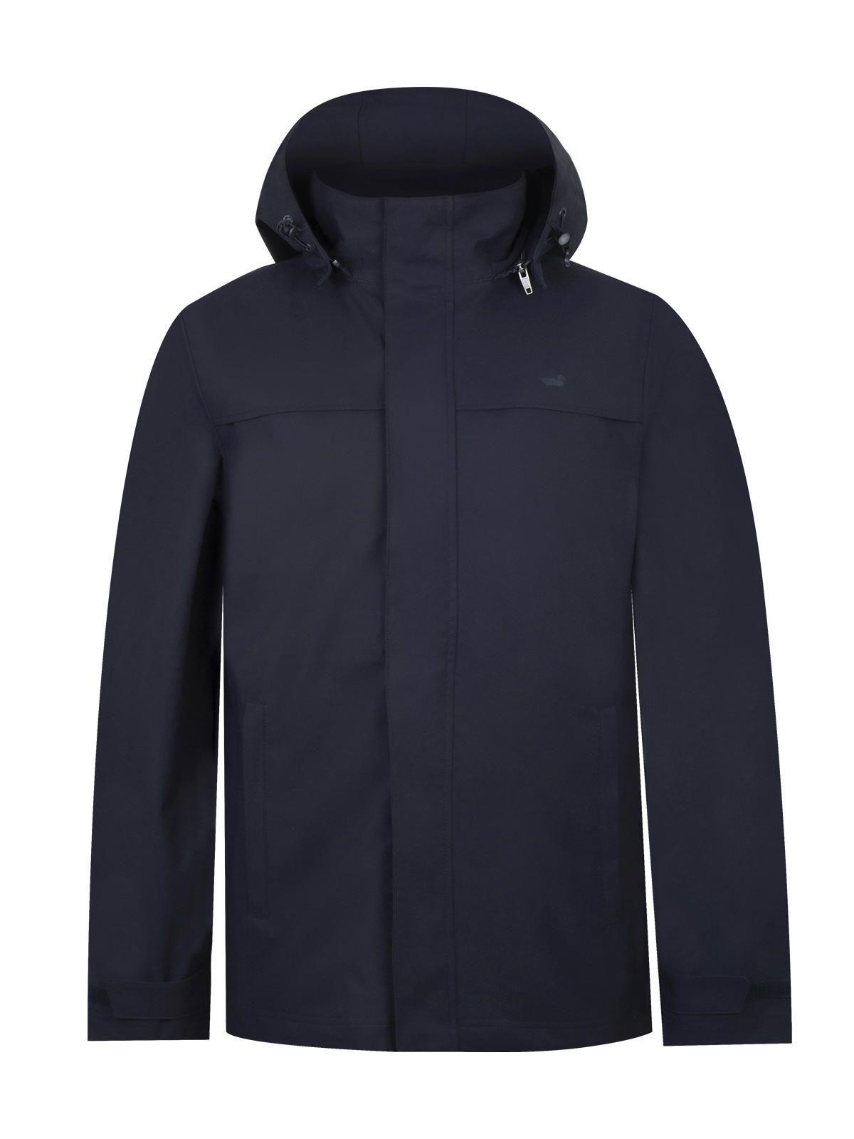 Impermeable Fibras Recicladas Hombre Rain Azul-0