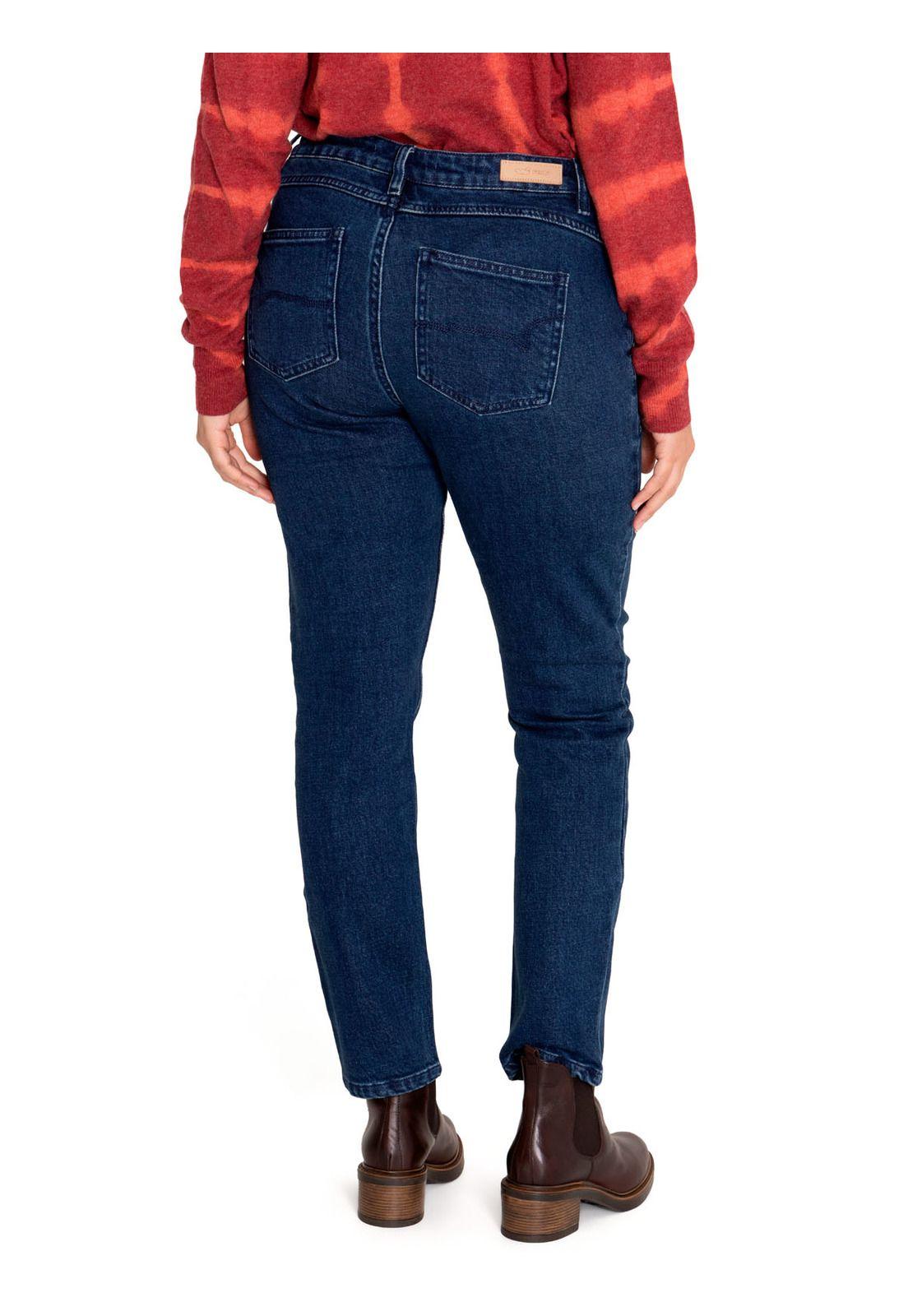 Jeans Algodón Orgánico Mujer Romero Azul-6