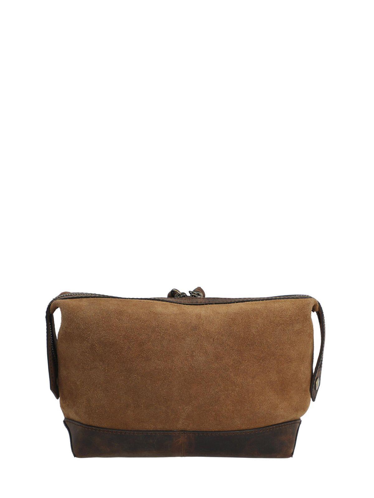 Neceser Cuero Hombre Sz Shaw Toiletry Tan-3
