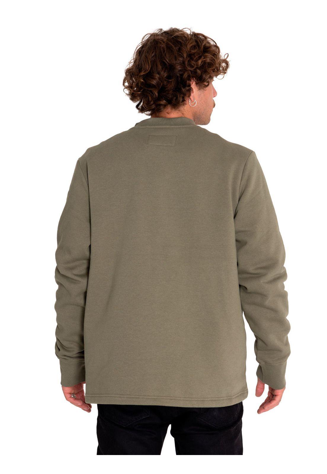 Polerón Hombre Utility Crewneck Sweatshirt Verde-3