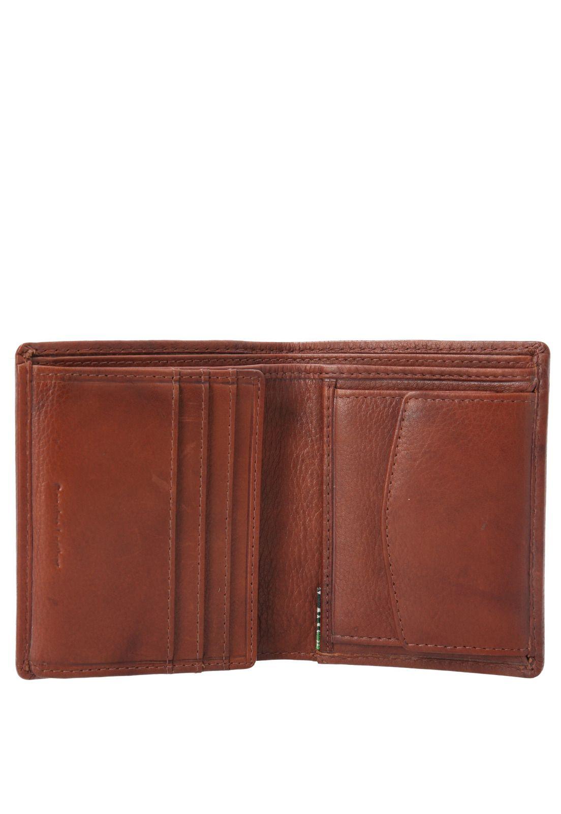 Billetera Cuero Hombre AQ Triple Café-2