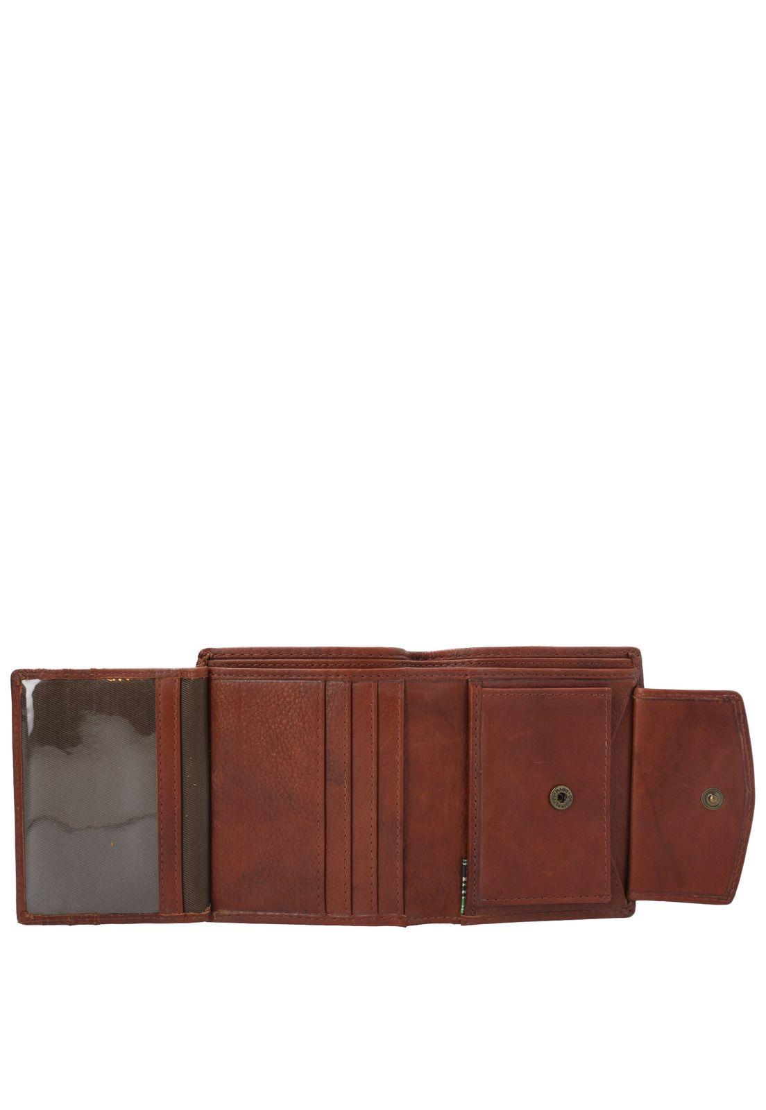 Billetera Cuero Hombre AQ Triple Café-3