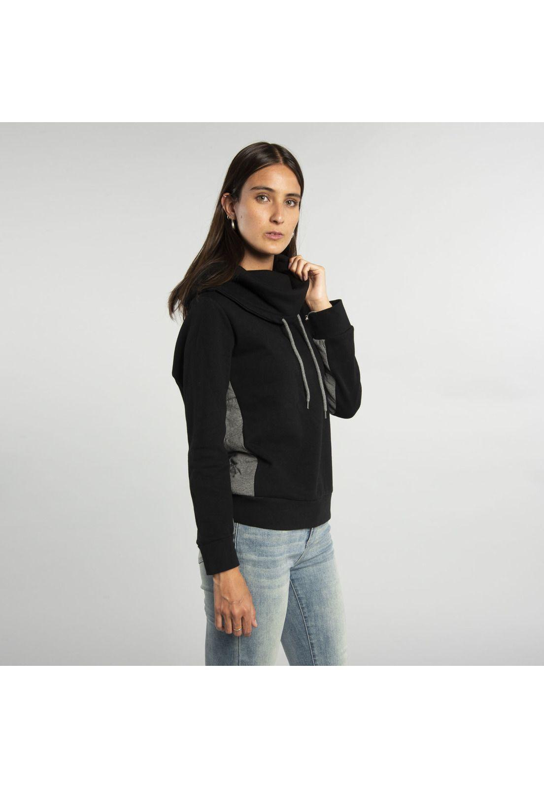 Polerón Mujer W Fdtn Ombre Po Swea Negro-1