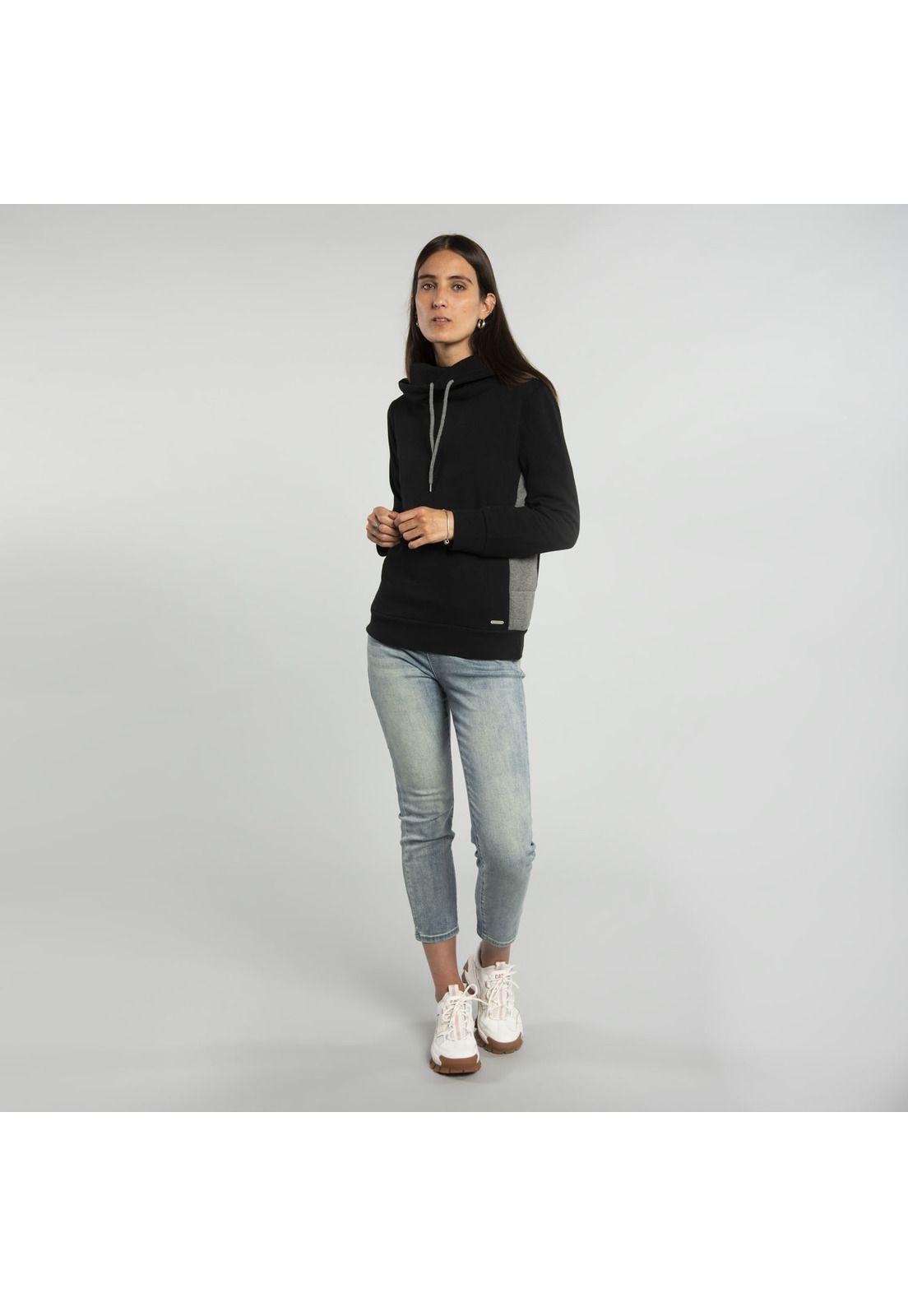 Polerón Mujer W Fdtn Ombre Po Swea Negro-4