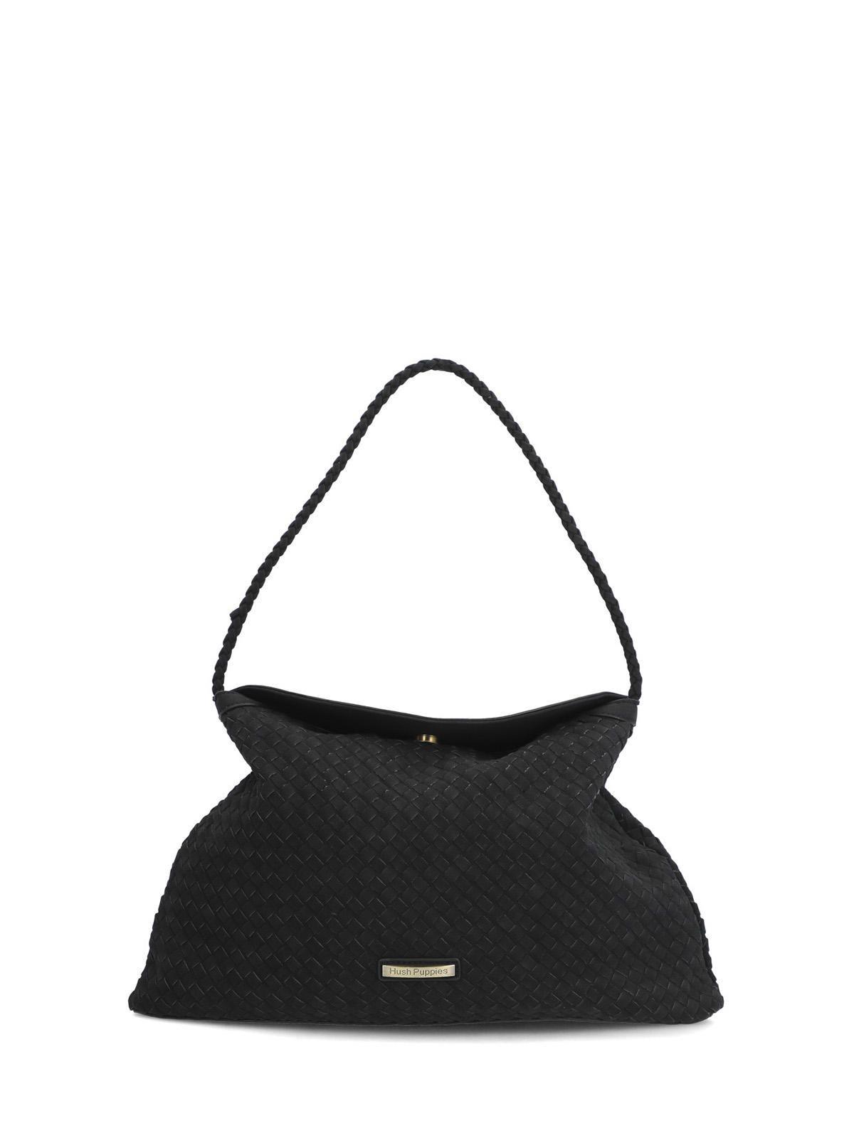 Cartera Ecocuero Mujer Brigg Hobo Negro-0