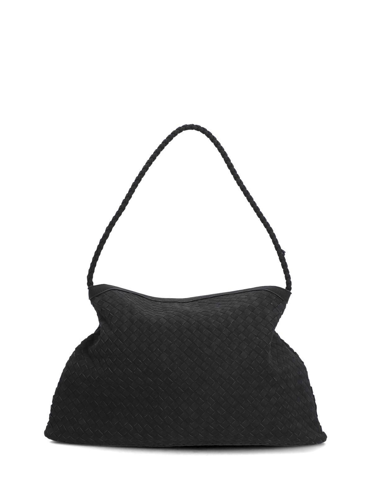 Cartera Ecocuero Mujer Brigg Hobo Negro-2