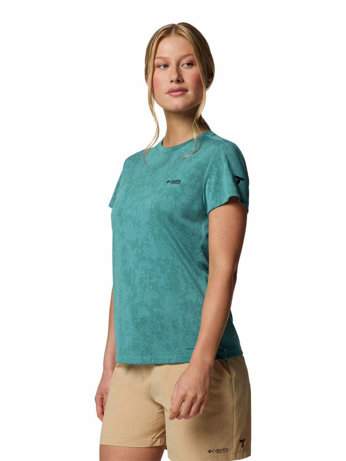 Polera Manga Corta Mujer Bluebird Canyon Azul-1