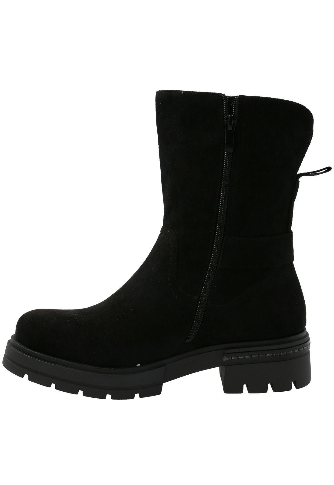 Botin Mujer Bekele Negro-4