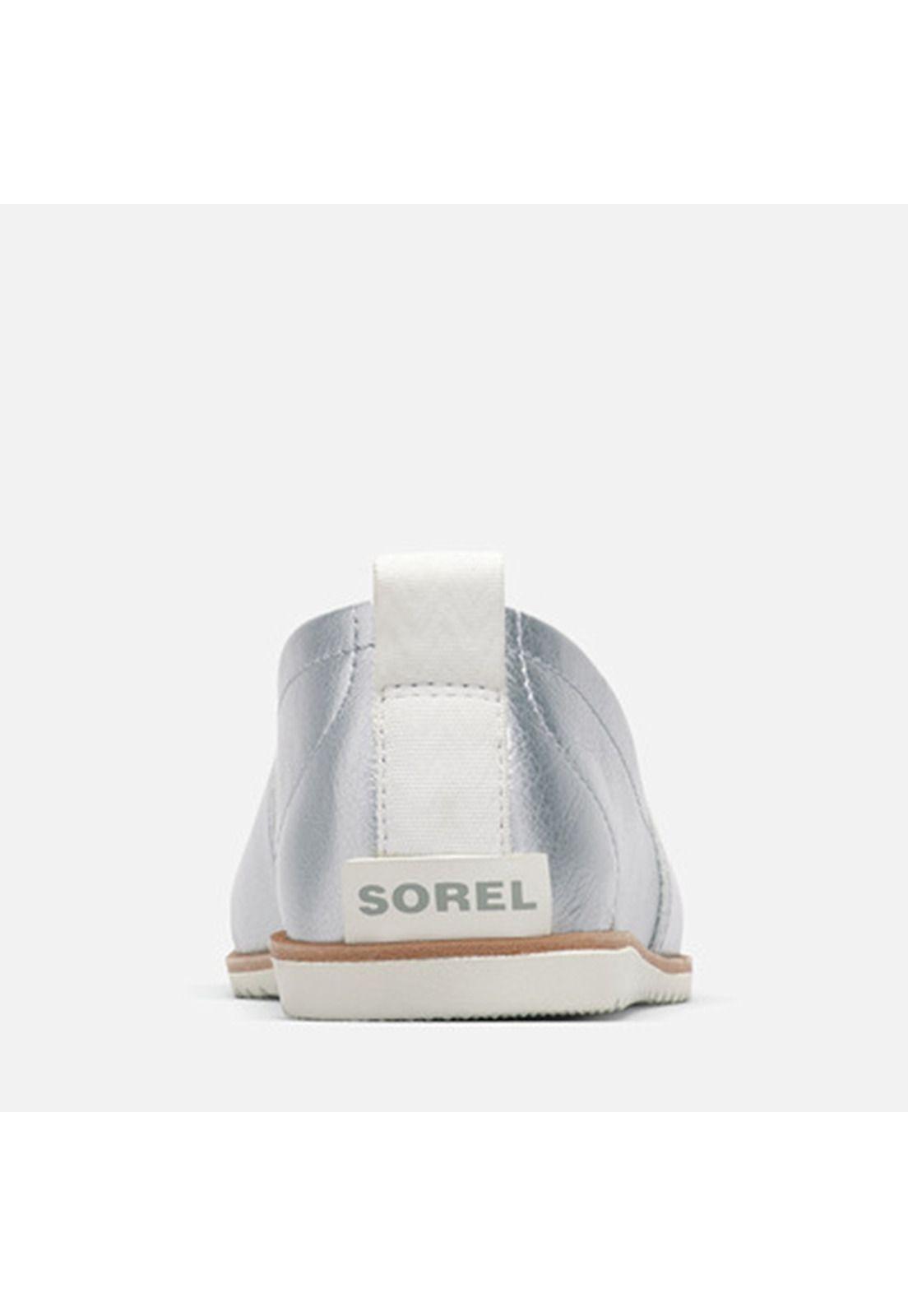 Zapato Ella Slip On Plateado Mujer-1