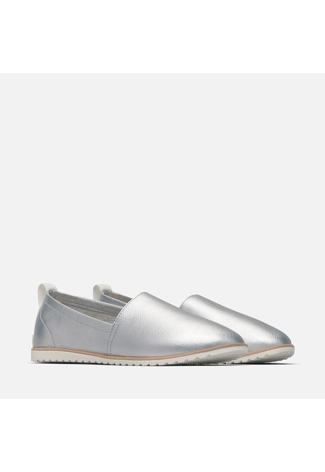 Zapato Ella Slip On Plateado Mujer-4