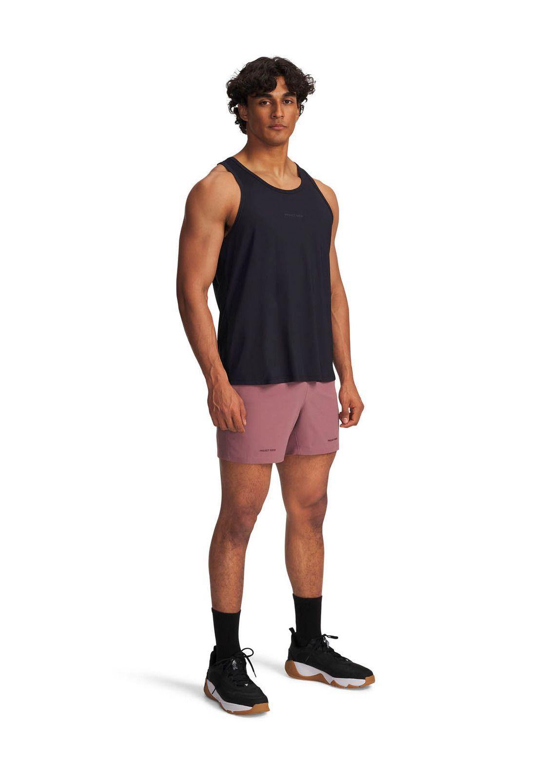 Short Training  hombre Project Rock Ultimate rojo -3