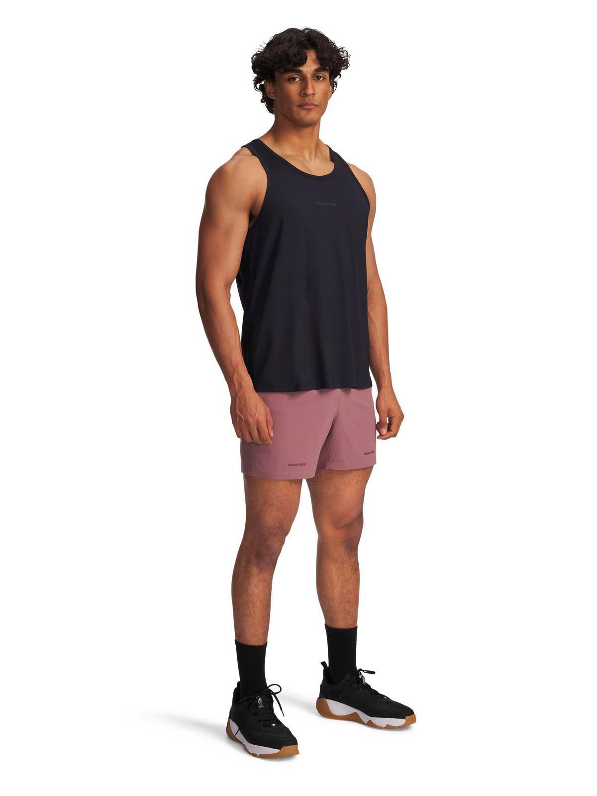 Short Training  hombre Project Rock Ultimate rojo -3