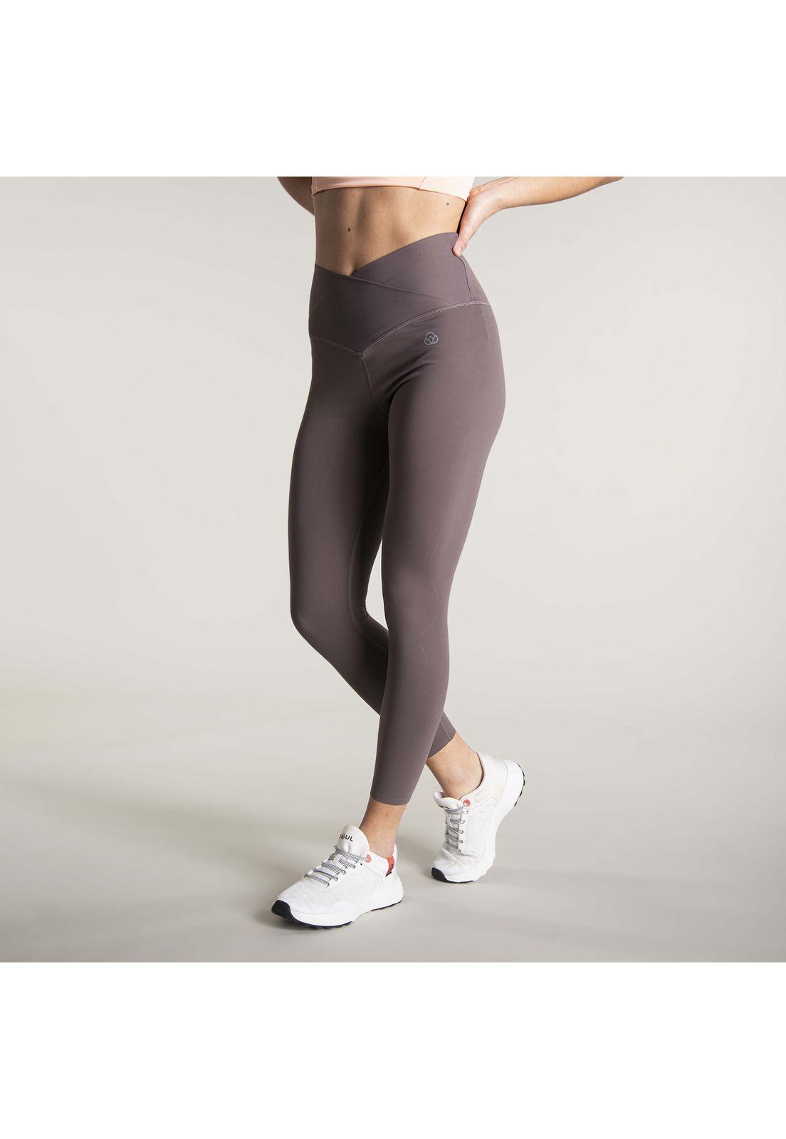 Calza Mujer Hr Long Leg Eva Café Claro-1
