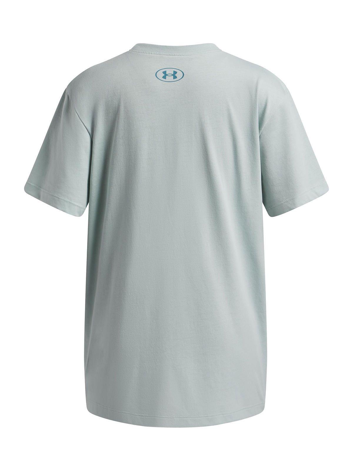 Polera M/C Niña G Block Logo Os Ss Azul-1