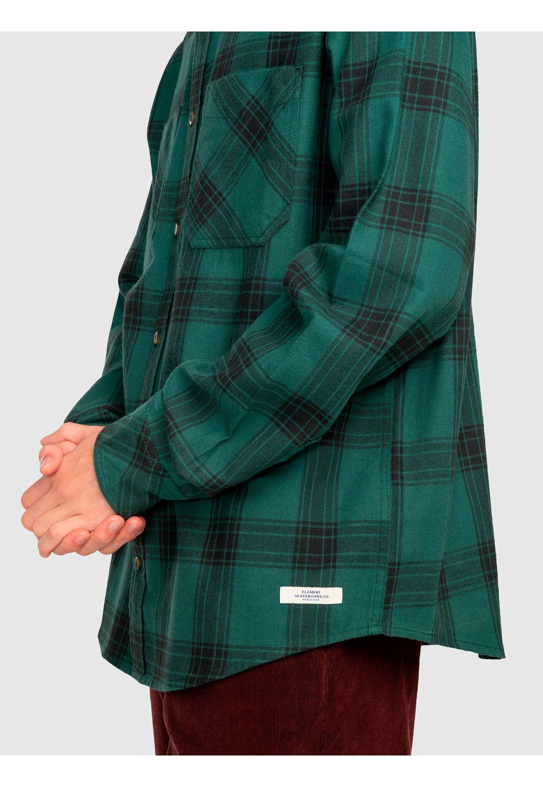 Camisa Manga Larga Hombre Compass Verde-3