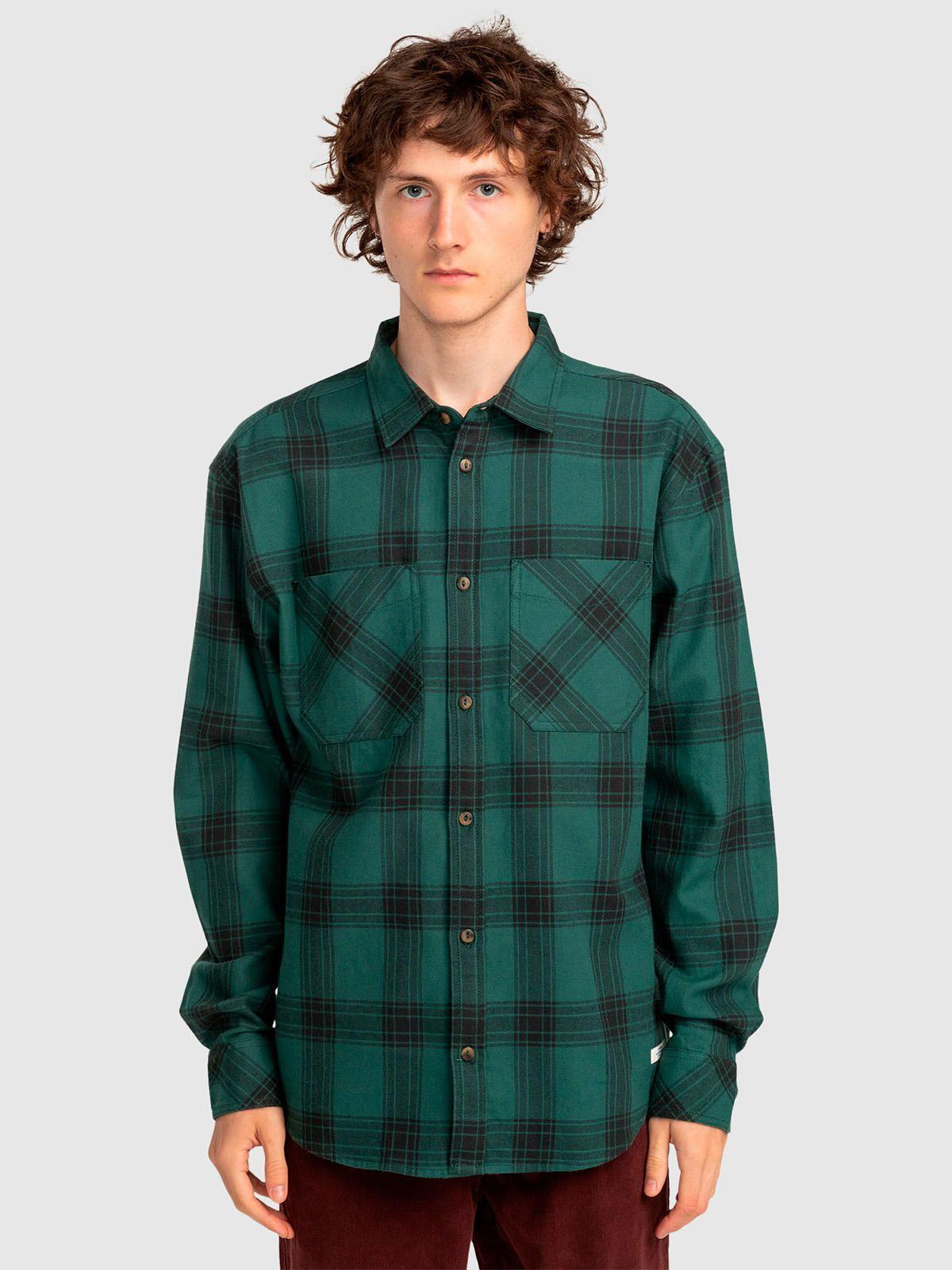 Camisa Manga Larga Hombre Compass Verde-0