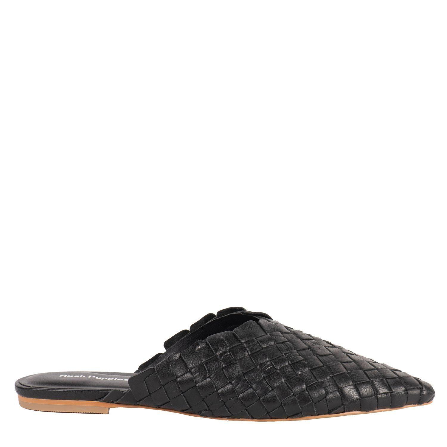 Sueco Mujer Cuero Mali Negro-2