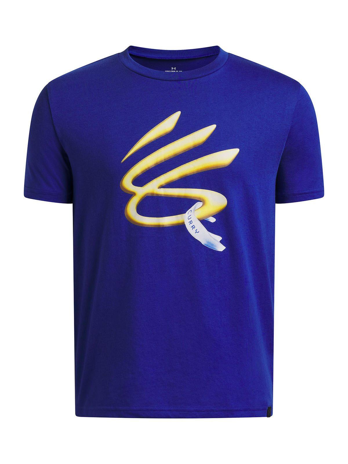 Polera M/C Niño Curry Yth Logo Mg Azul-0