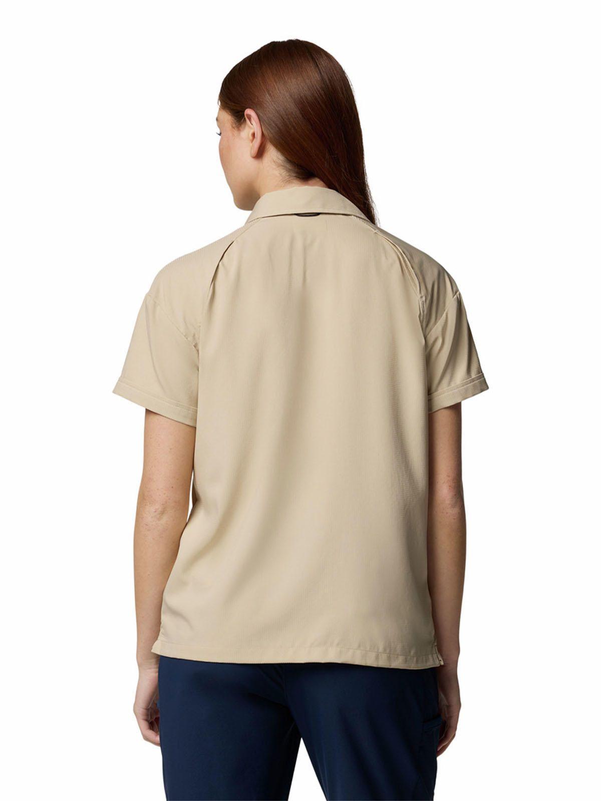 Camisa M/C Mujer Silver Ridge Utility Beige-3