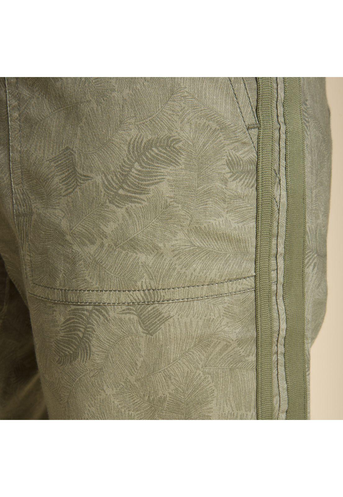 Pantalon De Lino Verde Petróleo-4