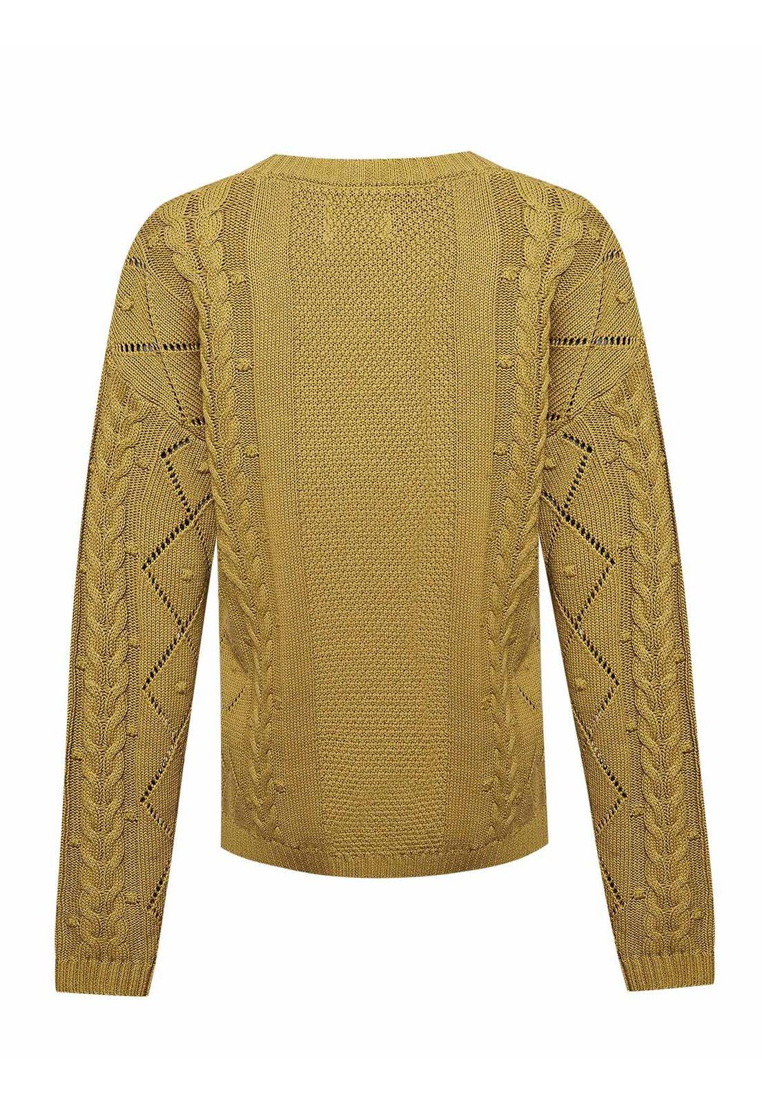 Sweater Algodón Orgánico Mujer Nit Verde -1