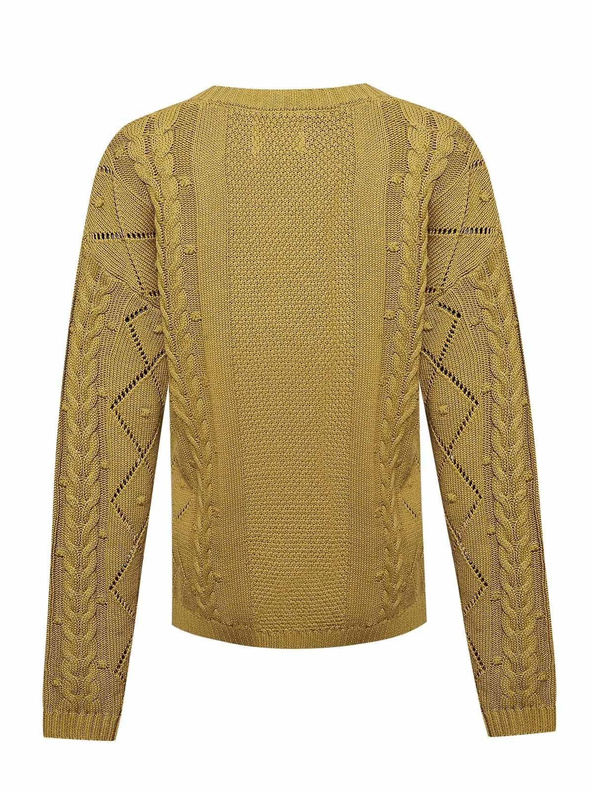 Sweater Algodón Orgánico Mujer Nit Verde -1