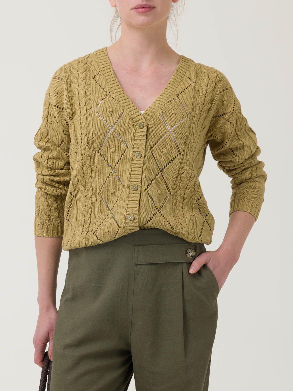 Sweater Algodón Orgánico Mujer Nit Verde -4