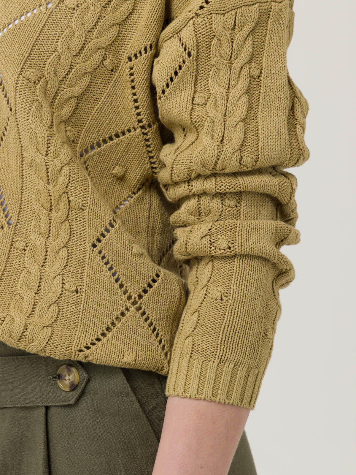 Sweater Algodón Orgánico Mujer Nit Verde -6