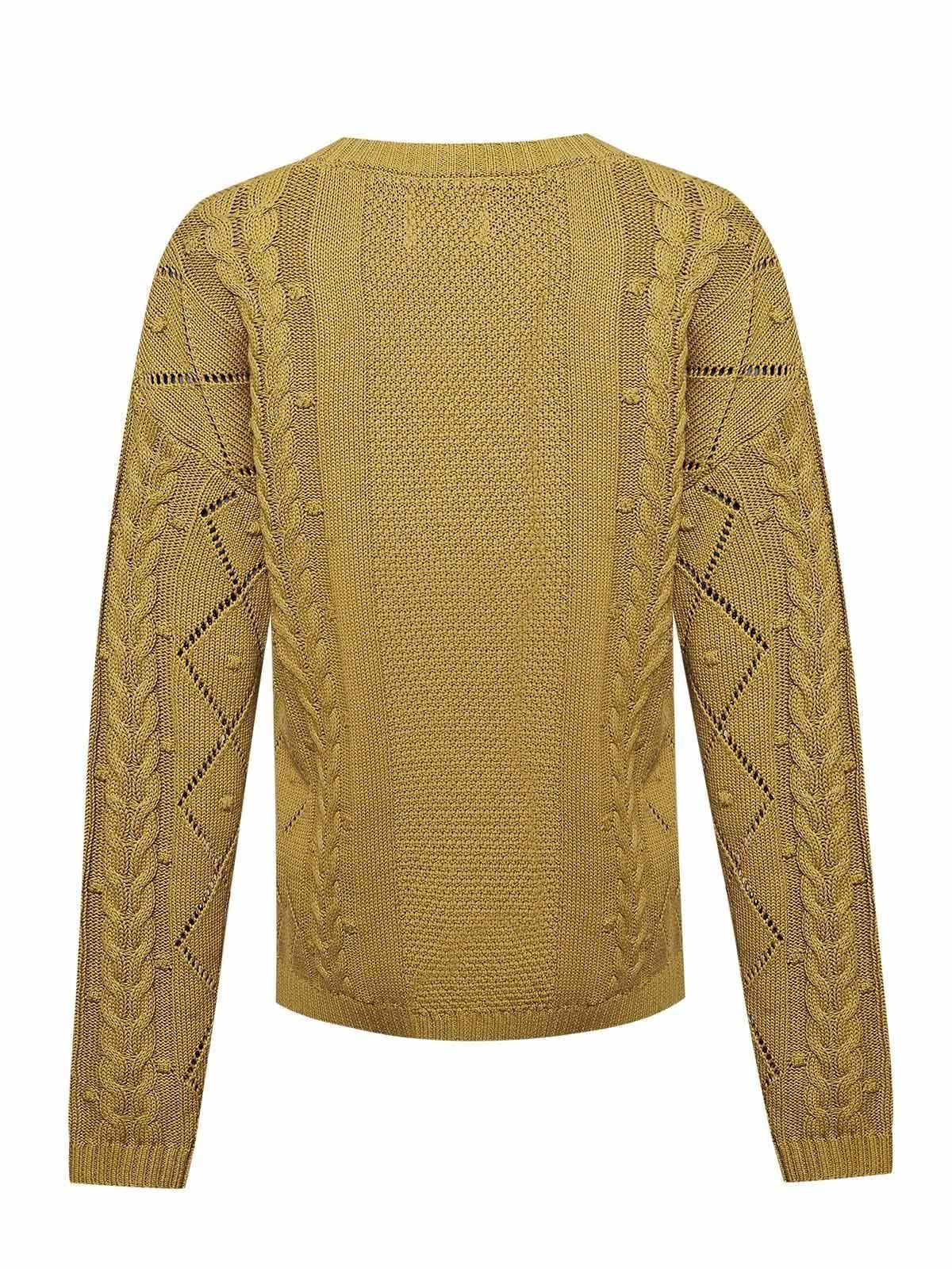 Sweater Algodón Orgánico Mujer Nit Verde -1