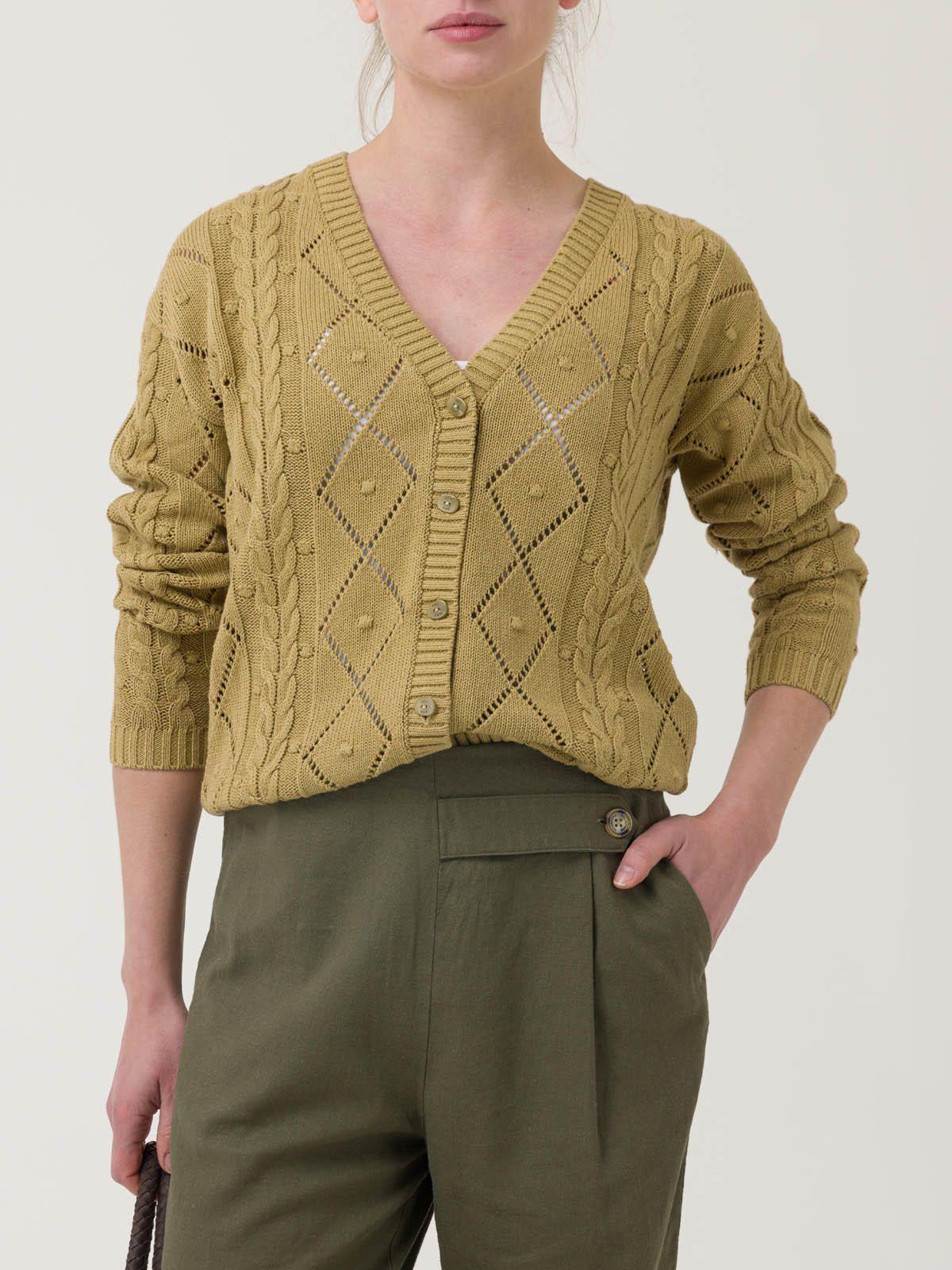 Sweater Algodón Orgánico Mujer Nit Verde -4