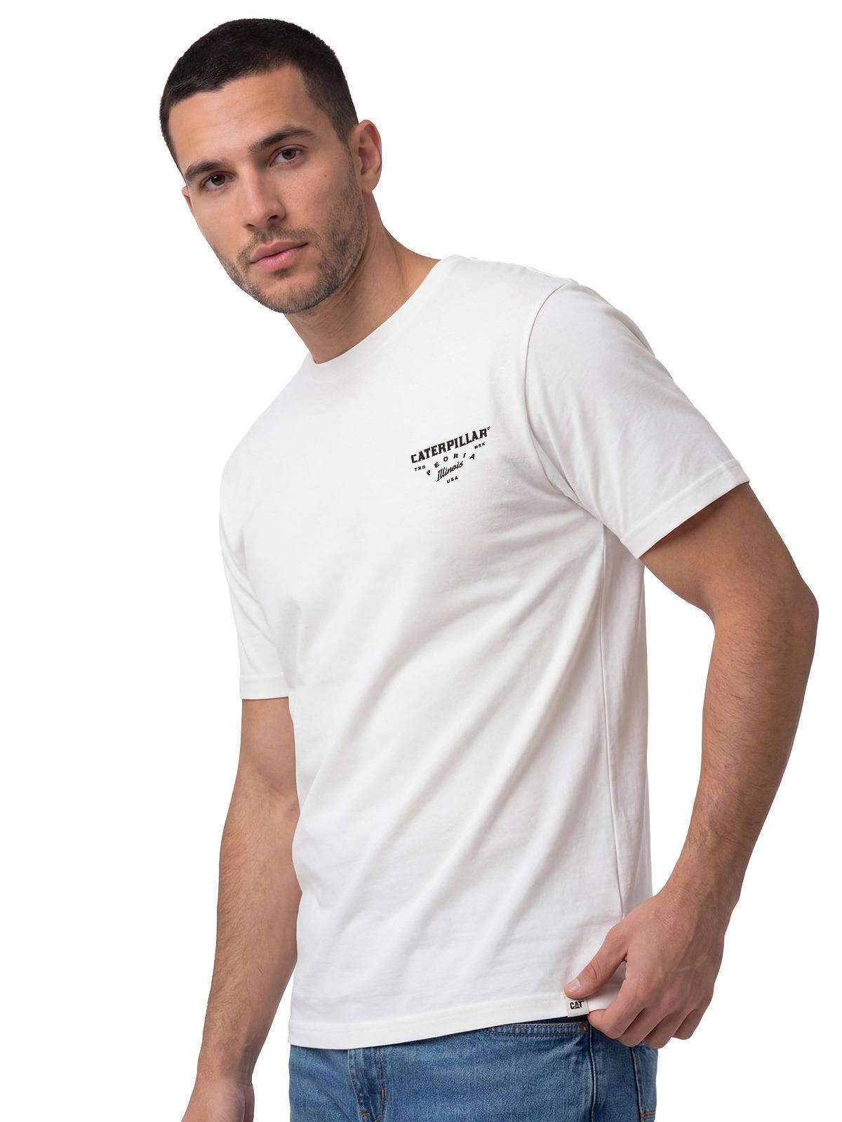 Polera Manga Corta Hombre Heritage Peoria Blanco-0