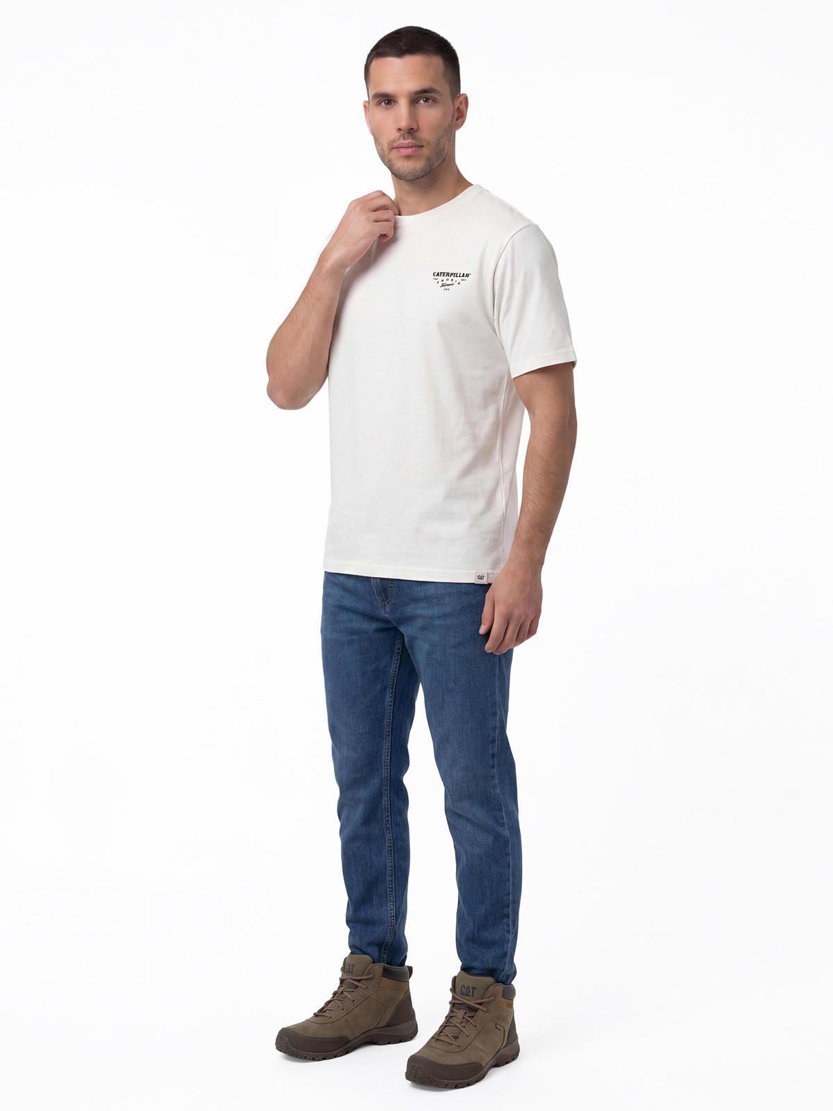 Polera Manga Corta Hombre Heritage Peoria Blanco-3